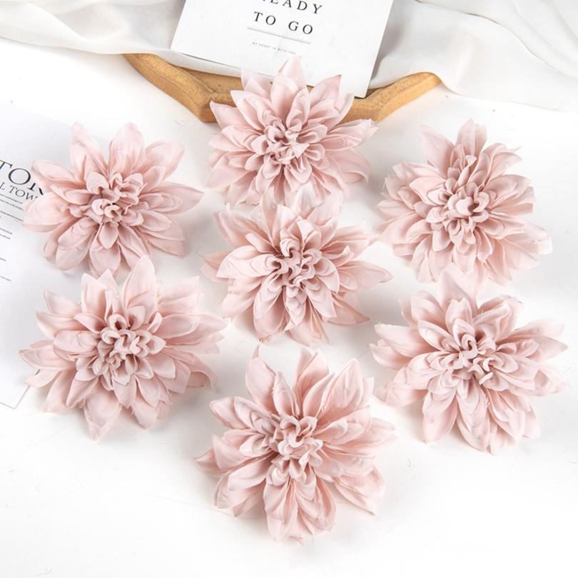 30/50pcs Artificial Flowers Silk Gerbera Home Festival Party Outdoor Garden Decor Scrapbook Diy Candy Box Wedding Bouquet Cheap