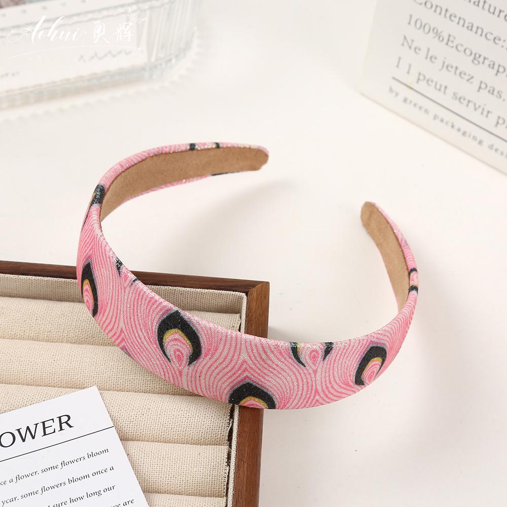 Korean Style Wide Brim Headband: Summer Solid Color Hair Accessory for Women