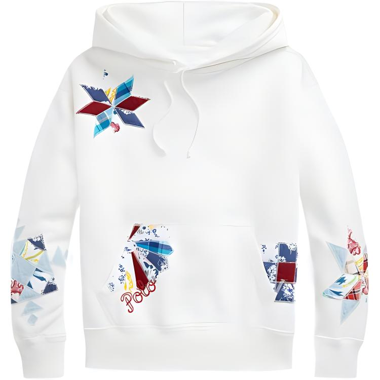 

Polo Ralph Lauren SS22 Loose Logo Hoodie Женские толстовки с капюшоном Белые WMPOKNINFB20277-100 XL