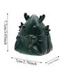 The Tea Favors Tea Pet Zongzi Sculpture Green Chinese Style Resin Rice Dumpling Statue Blessing High Temperatures