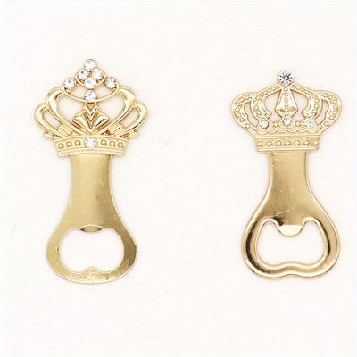Bierkrone, goldener Flaschenöffner, Partygeschenke, europäische und amerikanische Persönlichkeit, Hochzeitsprodukte, Hochzeitsgeschenk