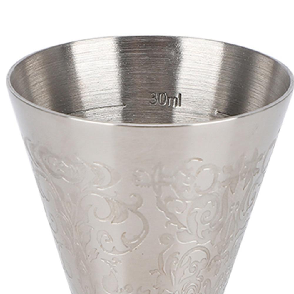 Stainless Steel Bar Accessories Inner Markings Double Cocktail Jigger Measuring Cup Wine Measuring
