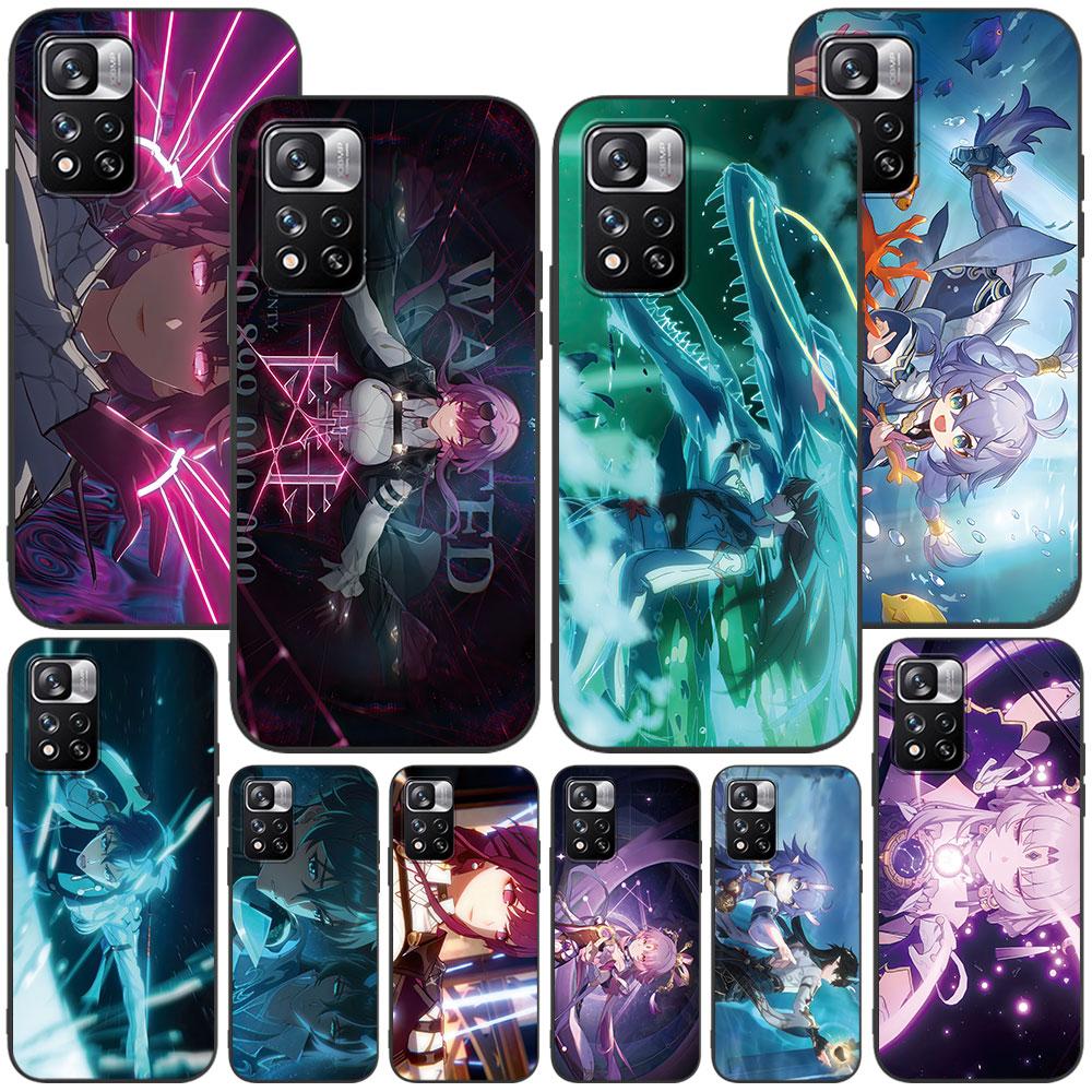 

Honkai Star Rail Case for Xiaomi Redmi 10 9C 10C 10A 9A 9i 9T 9 Prime K40 Pro 10X 4G Black Soft TPU Mobile Phone Bag Cover