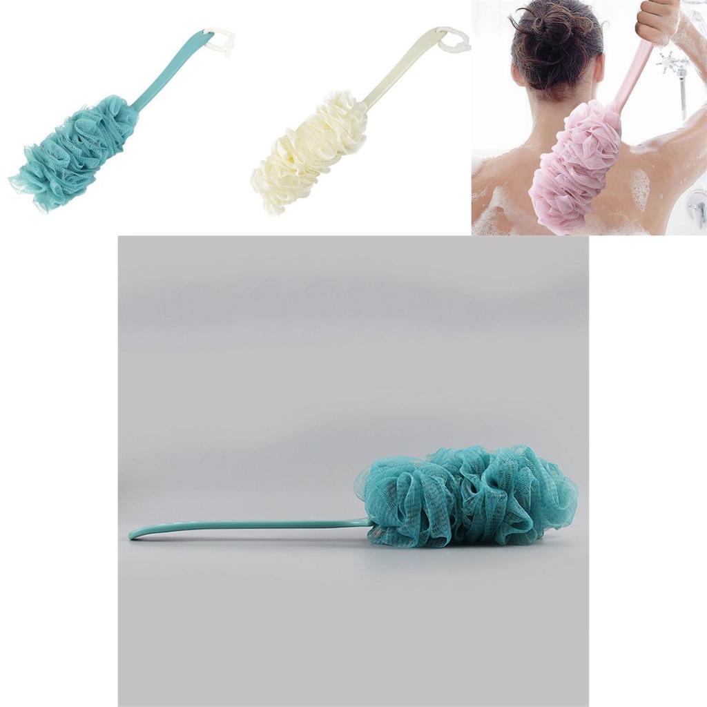 Long Handle Bath Body Back Shower Brush With Soft Loofah For Exfoliating Skin Clarity And Health