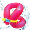 Kids Inflatable Swim Vest Portable with Buckle for Teens Seaside Adults S Pink