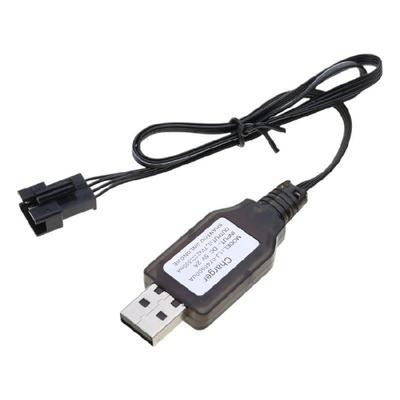 Câble de chargement USB SM4P 7,4 V Cordon de chargeur de batterie au lithium 4 broches pour DE36W DE65 HM202 EC08 EC16 Réparation automobile