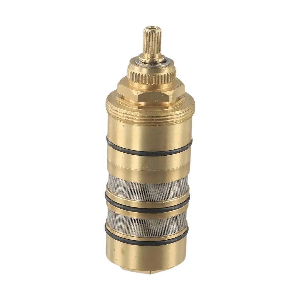Brass Thermostatic Cartridge Valve Kit for Seamless Integration with Various Shower Systems and Effortless Use