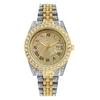 Luxury Roman Numeral Diamond Calendar Women's Quartz Fashion Watch