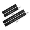 For Seat Arona Ateca Toledo Ibiza Leon Alhambra Altea Arosa Cordoba Exeo Mii Tarraco Carbon Fiber Pattern Car Door Sill Stickers
