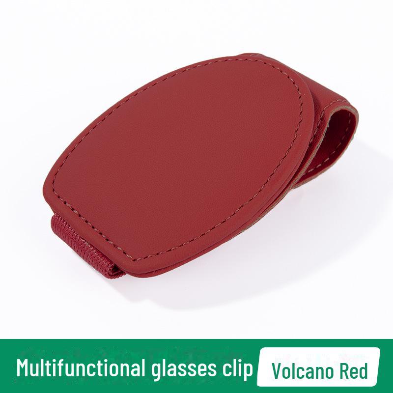 Car Glasses Clip Sun Visor Storage Box: Multi-functional Sunglasses Holder for Car Main Drivers