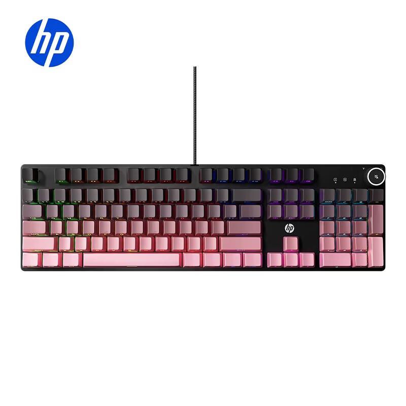 HP K10GV2 104-Key Wired Mechanical Gaming Keyboard