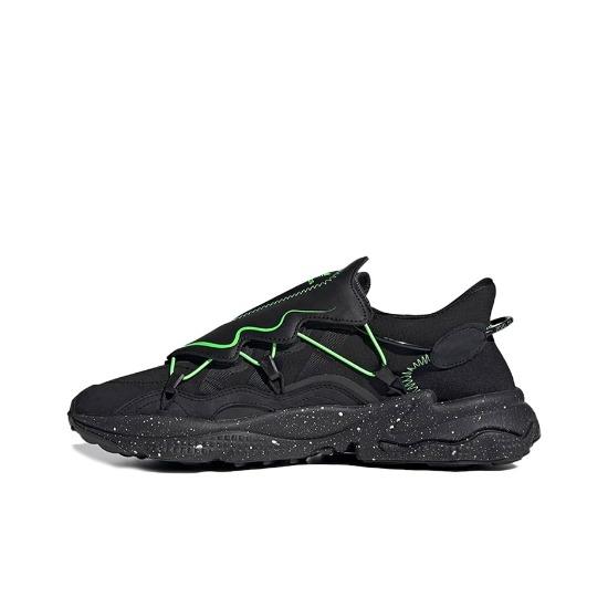 

adidas Ozweego Black Solar Green FZ1955 EU 42.5 чорний