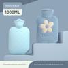 Hot Water Bottle, Thickened Explosion-Proof Hand Warmer, Small Hand Warmer Bag, Women's Belly Warmer, Plush Hot Compress Water Bag