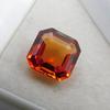 Natural Sapphire Orange Ceylon 6.15 Ct Square Cushion Cut CERTIFIED  Gemstone P-49-sa