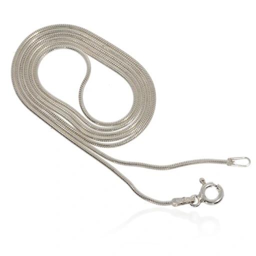 Łańcuszek Srebrny - Linka - Srebro 925 - 45 Cm