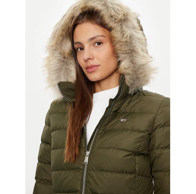 Tommy Jeans Essential Down Jacket DW0DW18864 Green Slim Fit