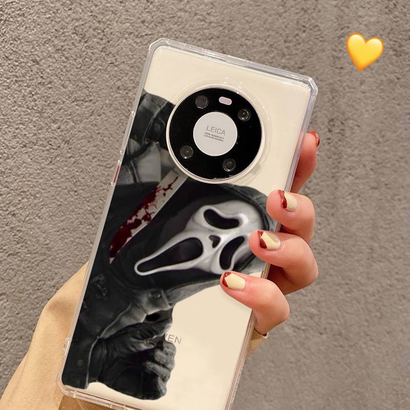 

Чехол для телефона Ghostface Scream для Samsung S20 ULTRA S30, Redmi 8, Xiaomi Note10, Huawei Y6 Y5 Huawei NOVA 3E