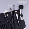 DUcare Natural Bristle Makeup Eyeshadow Brush Set of Super Includes Storage Case Brushes, 6, Soft,