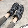 Fashion Black Shoes for Woman Booties High Platform White Ankle Chunky Women's Snow Boots Round Toe Boot Female Anti Slip Work Cosplay