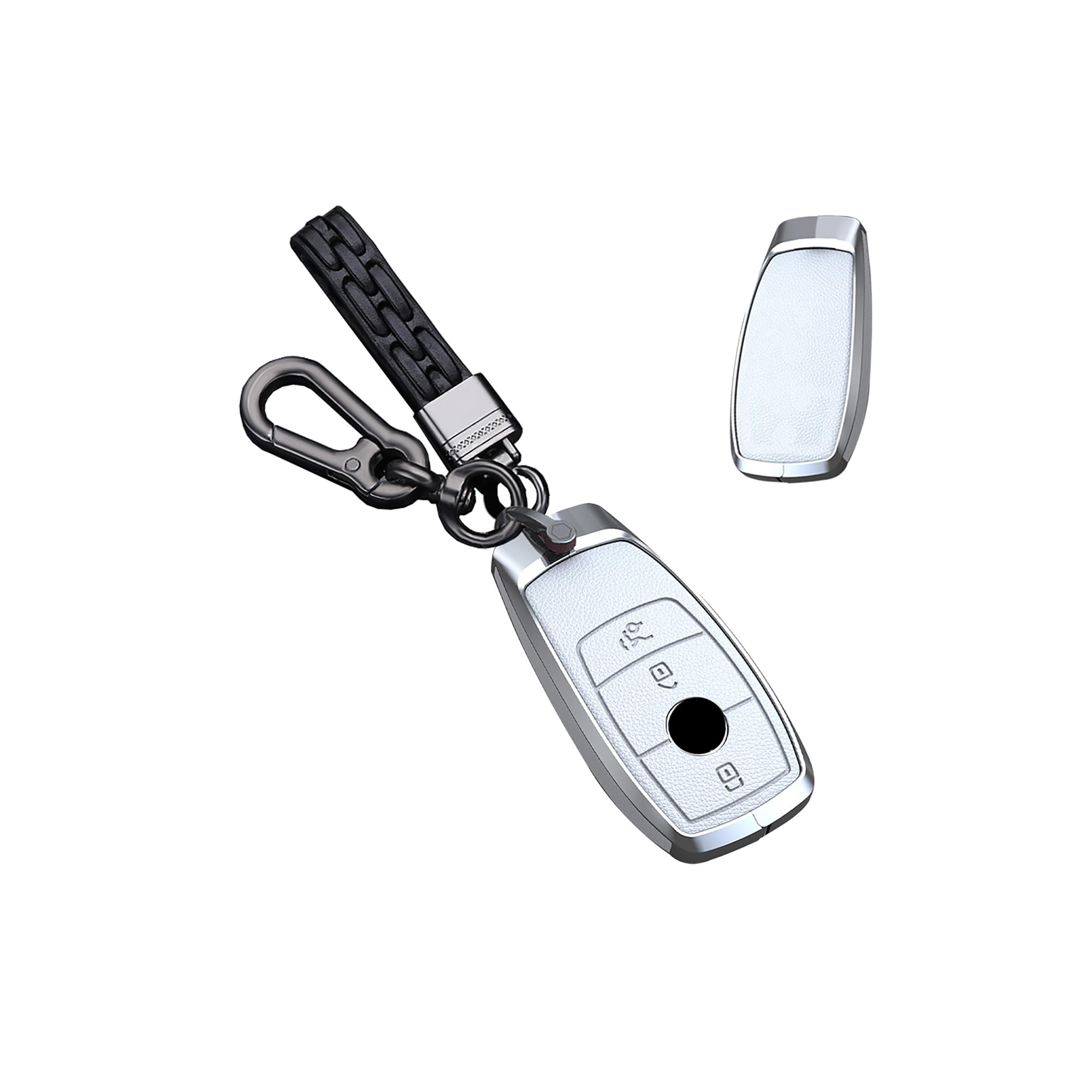 [TECART] For Mercedes Key Case Key Cover Mercedes Benz Key белый