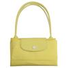 New LONGCHAMP Le Pliage Club Nylon One Shoulder Handbag Medium Size Women's Lemon 2605619P33