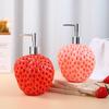 Creative Strawberry Hand Sanitizer Bottle Bathroom Shampoo Shower Gel Bottle Separately Wash Basin Lotion Bottles Home Accessori