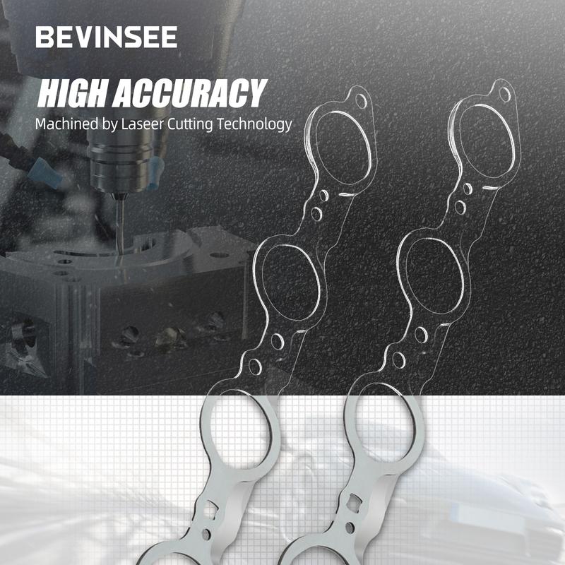 For LS Multi-Layer Steel Manifold Header Gaskets,for LS1 LM7 LR4 LQ4 LS6 L59 LQ9 LM4 L33 LS2 LH6 L92 L76 LY2 LY5 LY6 LC9 LFA LH8