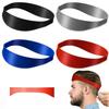 Silicone Hairline Cutting Guide Band Curved Edge Adjustable Fit For Home Diy Haircut Barbershop Use