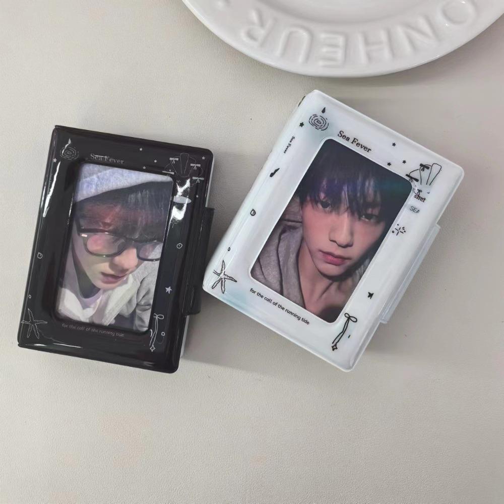 3 Inch Mini Love Card Album Shining Shell Series Postcard Book INS Idol Card Collect Book