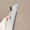 Simple metal precision frame transparent Case for iPhone 16 Pro Max 15 14 Plus 13 12 11 Pro XS XR All-inclusive fall protection Cover