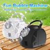 Handheld Outdoor Bubble Machine Electric With Light Bubble Toy Bubble Launcher Holiday  Gift Without Battery Bubble Water