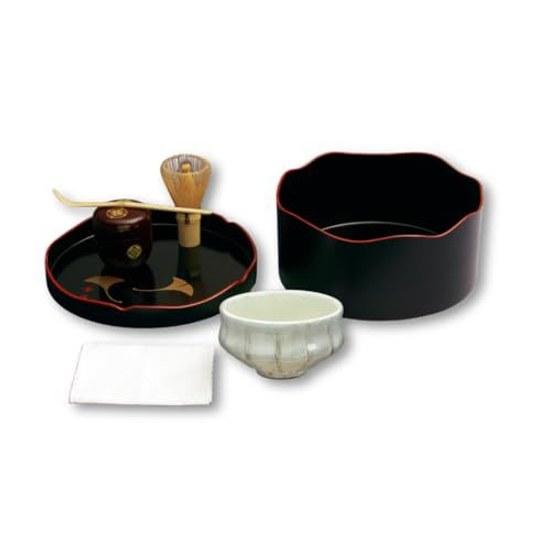 Sakai Sangyo Gotenmae Mini Set (with Chakin) Tea Ceremony Tools Portable Compact Easy Carry Beginner Practice Hobby Matcha Introductory