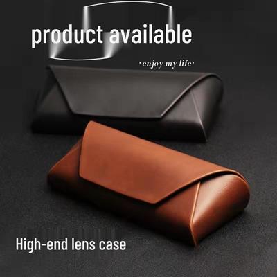 Premium Calfskin Anti-Pressure & Anti-Fall Sunglasses Case
