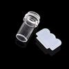 2Pcs Clear Stamper Scraper Mini DIY Nail Art Image Plate Transfer Manicure Tool