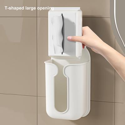 Tissue Organizer Reusable Kitchen Supplies Convenient Wall-Mounted Toilet Paper Dispenser Useful Store Lightweight