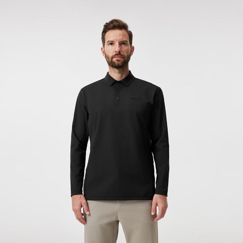 HALTI Men's Casual Long Sleeve Polo Shirt HPLFA27163S