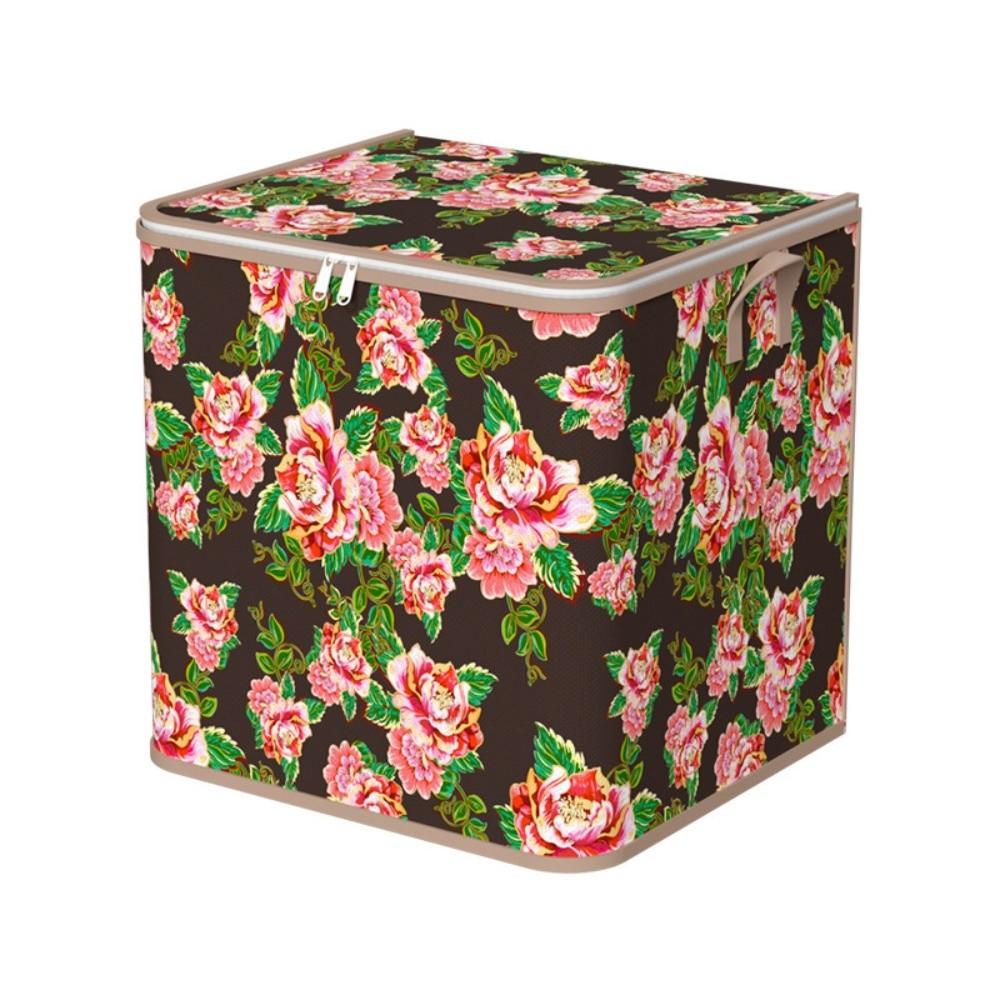 Waterproof Flower Quilt Storage Bag Large Capacity Moving Packing Bag Home Organization