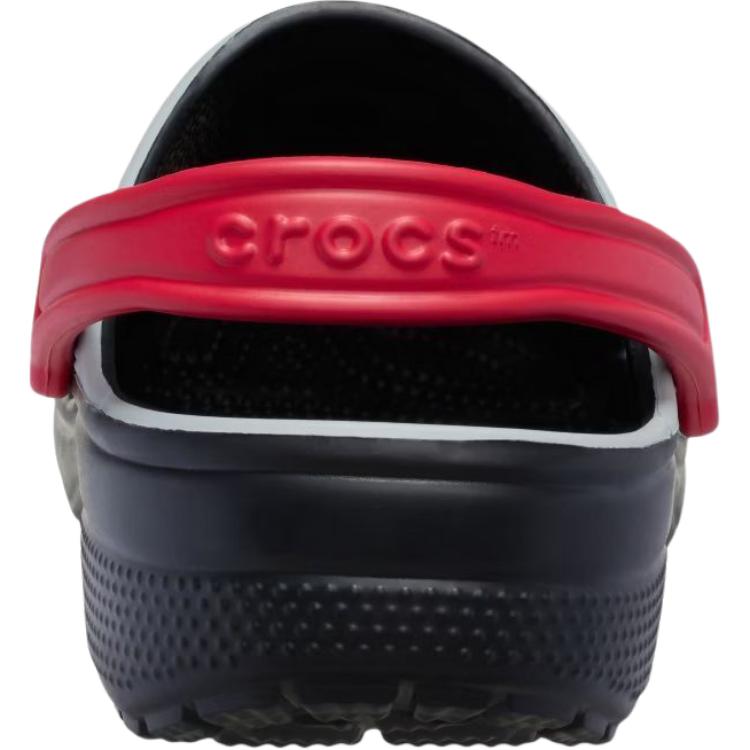 Crocs Classic Clog Versatile Comfortable Breathable Low-Top Kids Sandals Kids Sandals Gray Red 211258-1NM