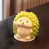 Little Hedgehog Ceramic Toothpick Box Creative Luxurious High-end Dental Floss Box, Cotton Swab Holder Box