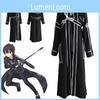 Sword Art Online Kirito Kirigaya kostuum met perfecte stiksels voor cosplay**