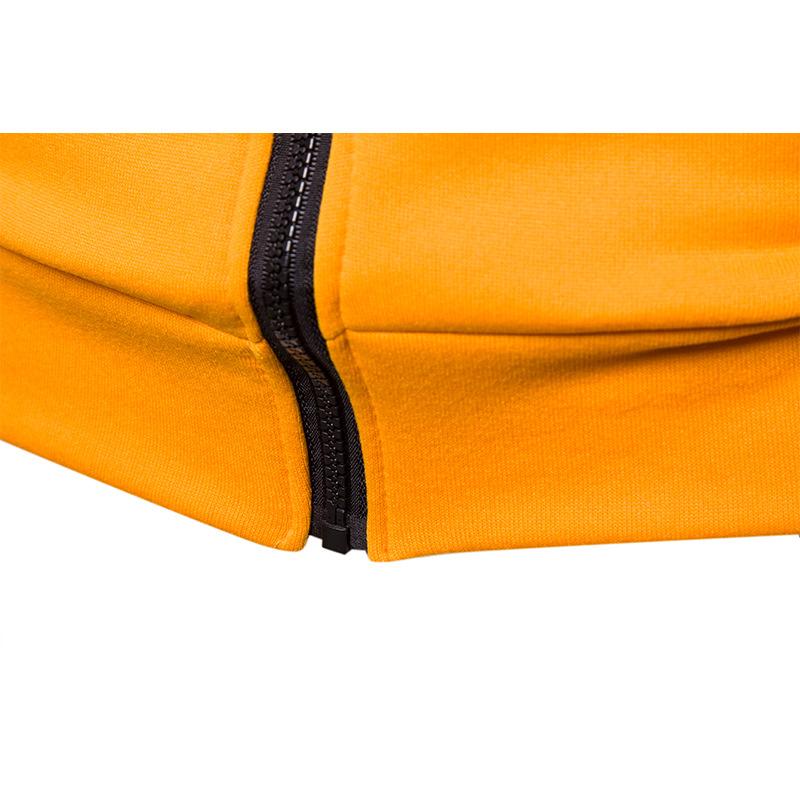 Hettegensere Menn Casual Utendørs Sport Fleecejakke Herre Glidelås Hettegenser Sweatshirts Hettejakke Sportsjakke