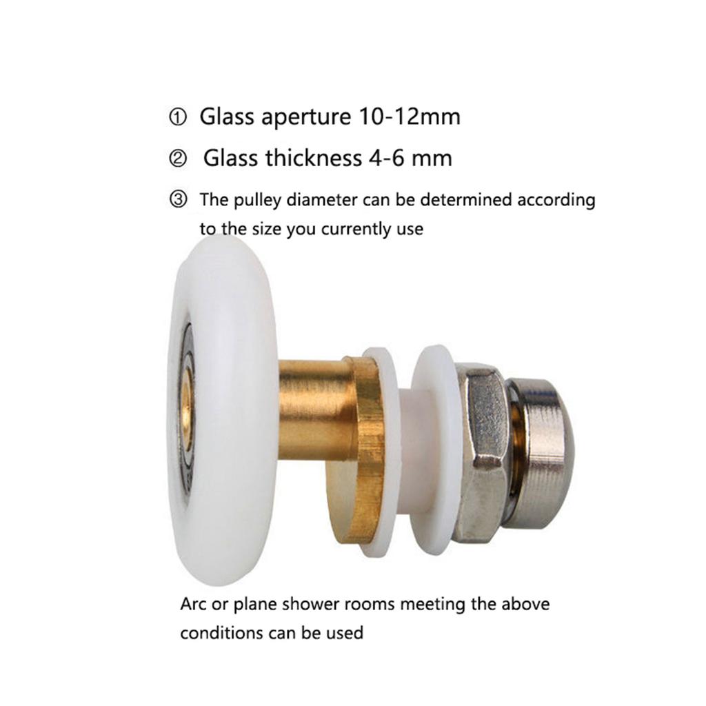Schiebetür Umlenkrollen Läufer Duschtürrollen Teillagerrollen Duschkabinen Umlenkrolle Einfache Installation