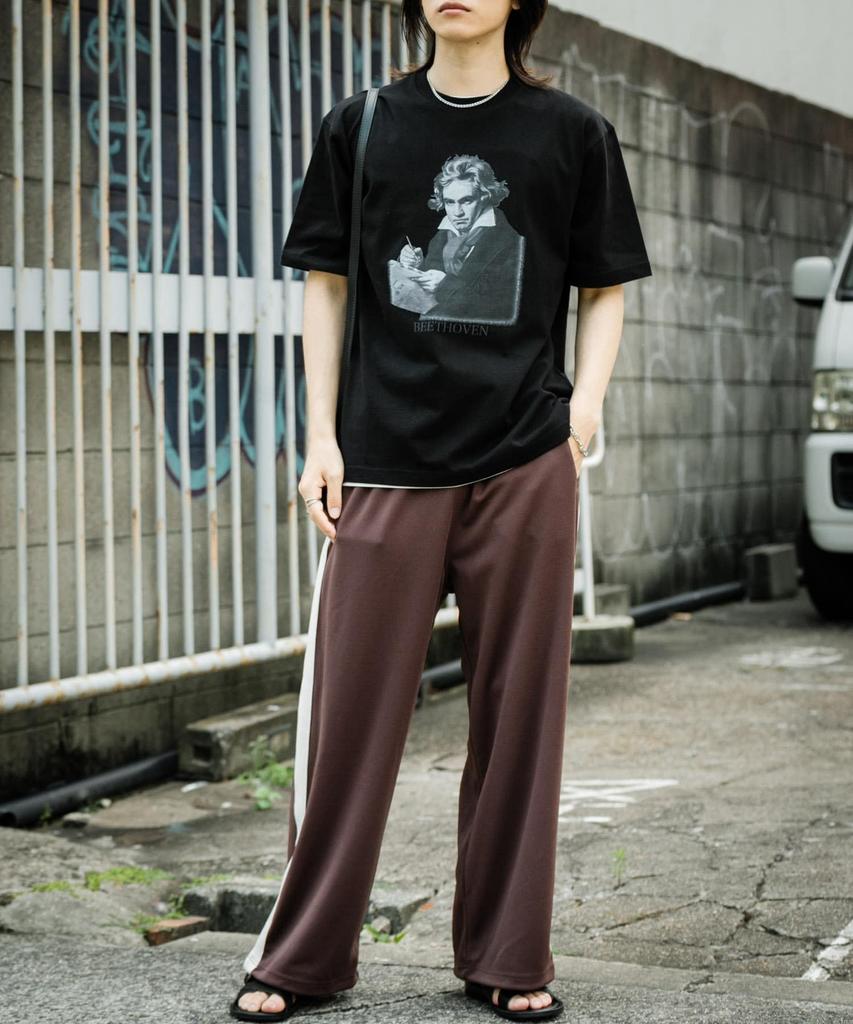 Sense of Place Men's Vintage-Like Beethoven T-Shirt, Size AA45-11S161, Black, Medium