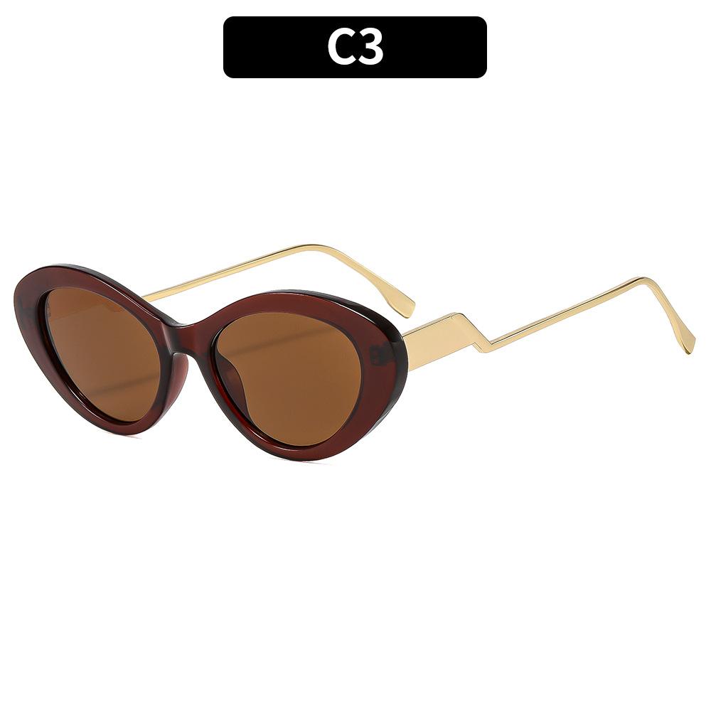 Women's Sunglasses - Unisex Retro Oval Cat-eye Sunglasses