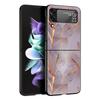 Handyhülle für Samsung Galaxy Z Flip 3 4 5 6 Faltbar Schwarze Schale Schöne Rosegold Kunst Für Samsung Z Flip4 Flip5 PC Hartschalenabdeckung
