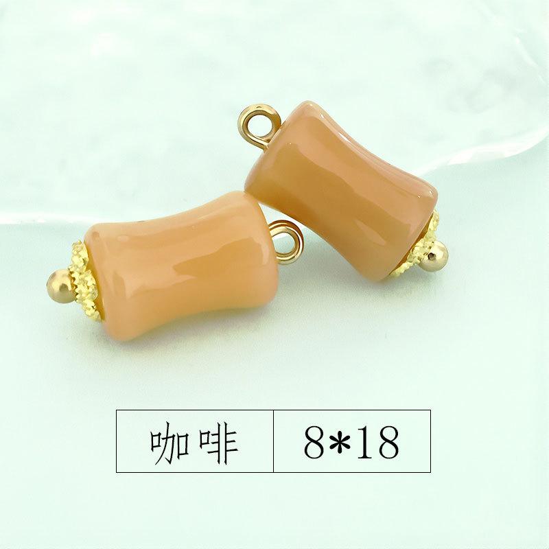 New Chinese Imitation Jade Glass Bracelet Pendant Jewelry Clothing Jewelry Hanfu Song Jin Diy Handmade Accessories Pendant