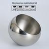 Stainless Steel Slanted Mixing Bowl Set with Lid, Ideal for Seasoning, Sauces & Condiments