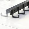 No Drill Wall Hook Rack Aluminum Door Holder Practical Towel Hanger Hook  Kitchen
