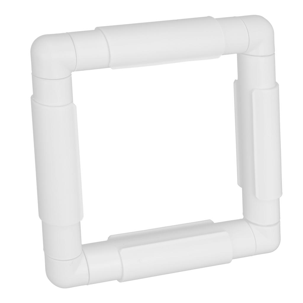 Embroidery Hoop Cross Stitch Square Plastic Clip Frame DIY Craft Handhold Sewing Tools