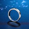 4mm Moissanite Ring for Men 925 Sterling Silver Gemstone Lab Diamond Gold Plated Rings Wedding Engagement Band Jewelry